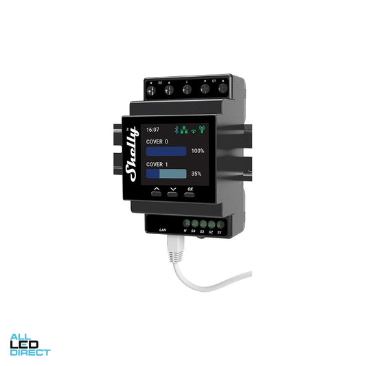 Shelly Pro Dual Cover/Shutter PM ALL LED Direct