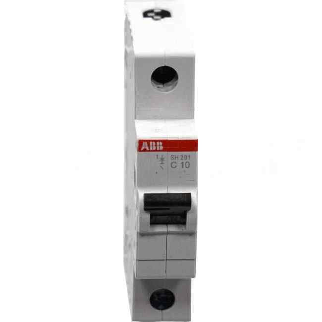 ABB 10 Amp Miniature Circuit Breaker MCB C Curve 1 Pole 6kA - Default Title (SH201C10)