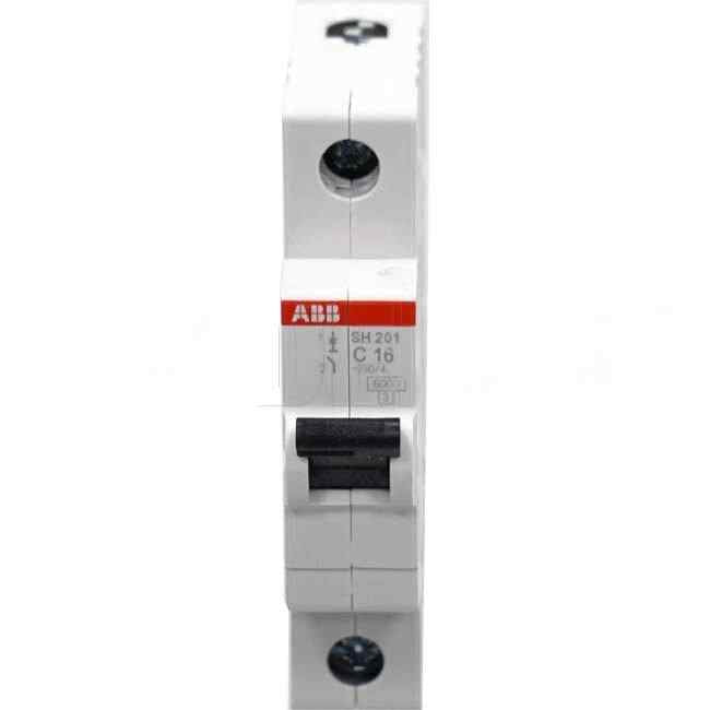 ABB 16 Amp Miniature Circuit Breaker MCB C Curve 1 Pole 6kA - Default Title (SH201C16)