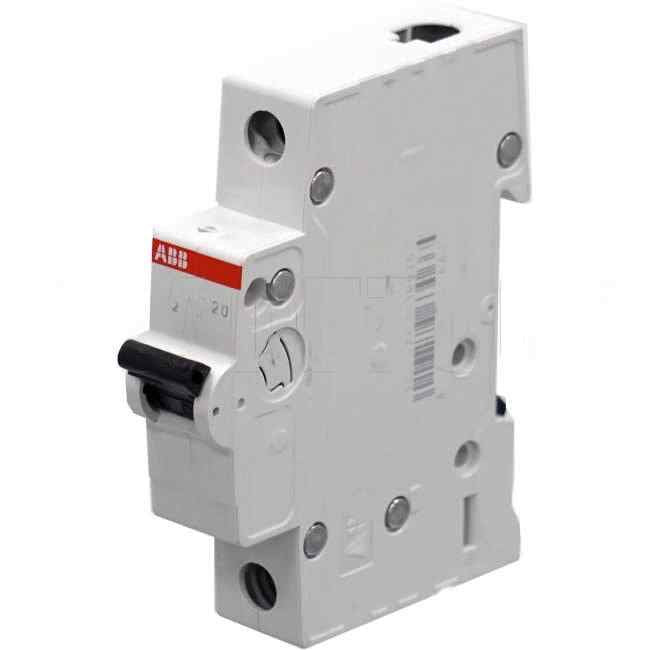 ABB 20 Amp Miniature Circuit Breaker MCB C Curve 1 Pole 6kA - Default Title (SH201C20)