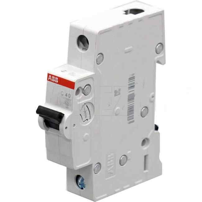 ABB 40 Amp Miniature Circuit Breaker MCB C Curve 1 Pole 6kA - Default Title (SH201C40)