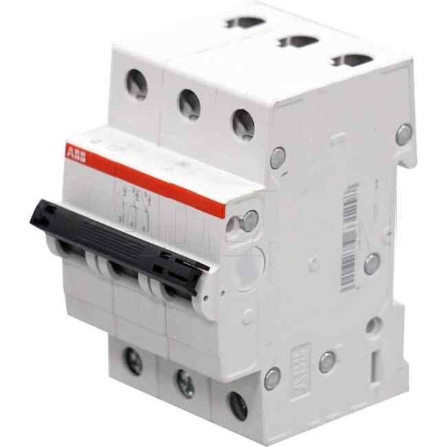 ABB 10 Amp Miniature Circuit Breaker MCB C Curve 3 Pole 6kA - Default Title (SH203C10)