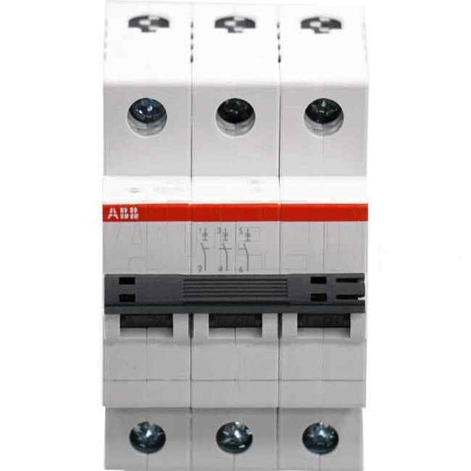 ABB 40 Amp Miniature Circuit Breaker MCB C Curve 3 Pole 6kA - Default Title (SH203C40)