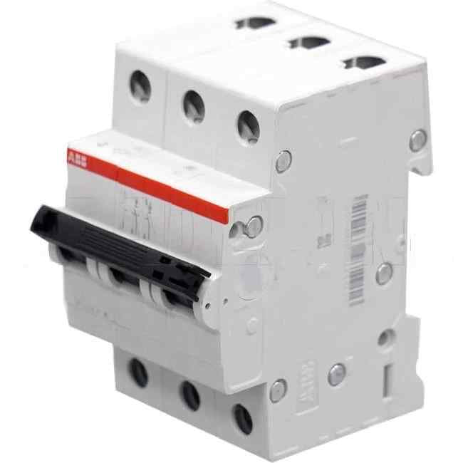 ABB 40 Amp Miniature Circuit Breaker MCB C Curve 3 Pole 6kA - Default Title (SH203C40)