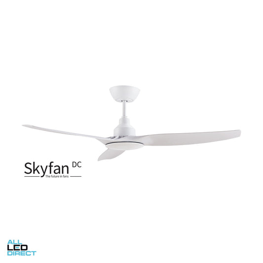Ventair 1300mm (52') SKYFAN DC 3 Blade Ceiling Sweep Fan With Glass Fibre Composite Blades with LCD Remote Control Black ALL LED Direct