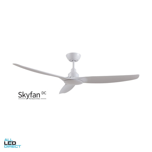 Ventair 1500mm (60') SKYFAN DC 3 Blade Ceiling Sweep Fan With Glass Fibre Composite Blades with LCD Remote Control White ALL LED Direct