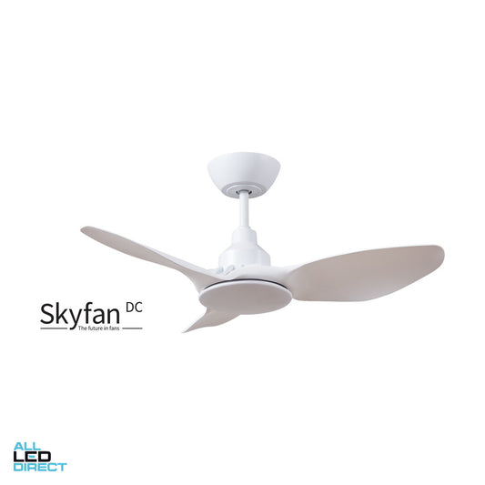 Ventair 900mm (35') SKYFAN DC 3 Blade Ceiling Sweep Fan & Remote Control White ALL LED Direct