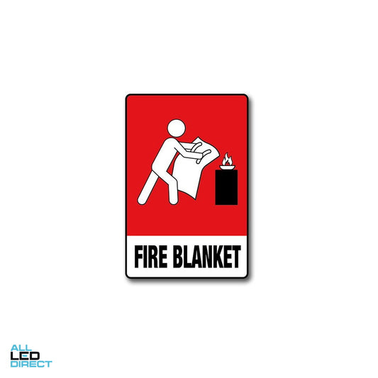 Firebox Fire Blanket Location Sign ALL LED Direct