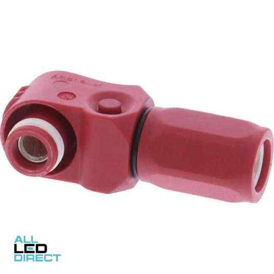 Amphenol Right Angle Plug to Suit 25mm Cable Red