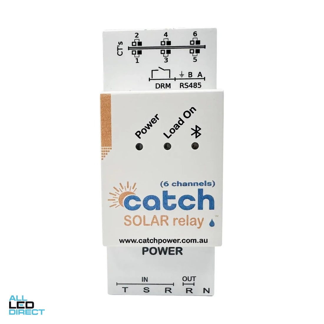 Catch Control 6-Channel - Programmable Controller with 6x 100A CTs, suitable for three-phase inverters ALL LED Direct