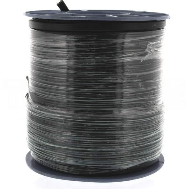 Electra 2.5mm 2 Core & Earth Flat Cable 100 Metre Drum Black