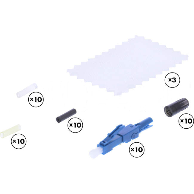 Cleerline SSF LC Singlemode OS2 UPC Mechanical Splice Connectors Pack Of 10