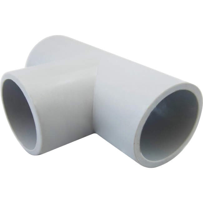 GTS 25mm Solid Conduit Tee Grey