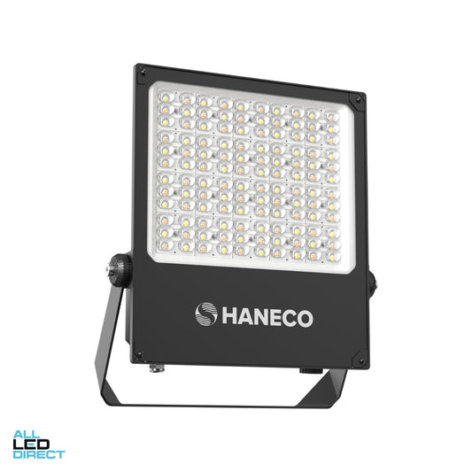 Haneco 100/120/150 W STAX PLUS Weatherproof IP66 LED Floodlight Black 3000/4000/5000 K 20761lms ALL LED Direct