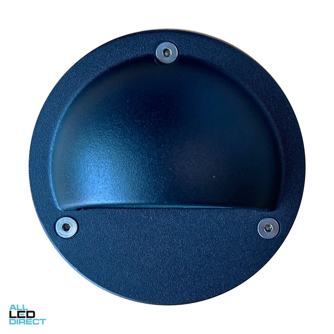 CLA 1 W STE Round Eyelid LED Exterior Step Light Black 3000 K 240V ALL LED Direct