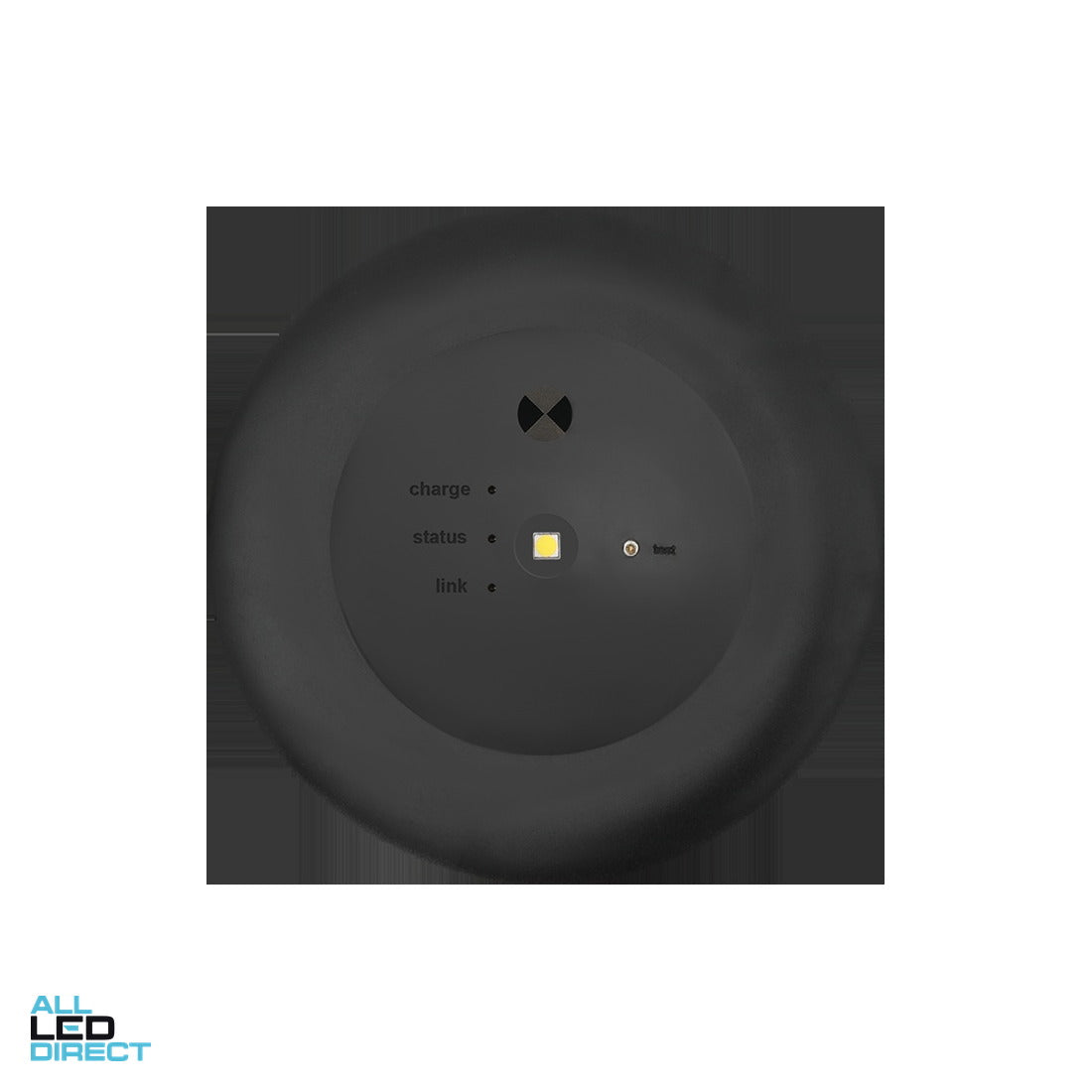 Elumen 4.7 W Recessed Spitfire Emergency LED Light Black with Self Testing Technology ALL LED Direct