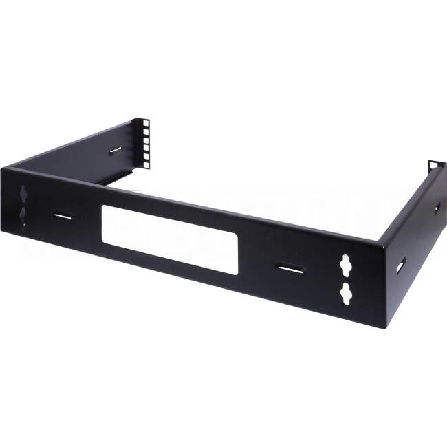 SharkRack 300mm 2RU Deep Wall Mount Open Frame Rack