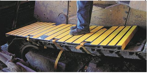 Dozer maintenance mats