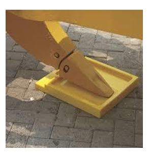 Workshop floor ripper and blade  protection