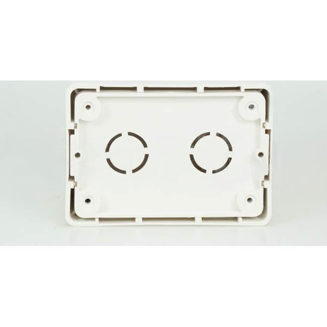 Tesla Large Shallow Rectangle Junction Box With Connectors