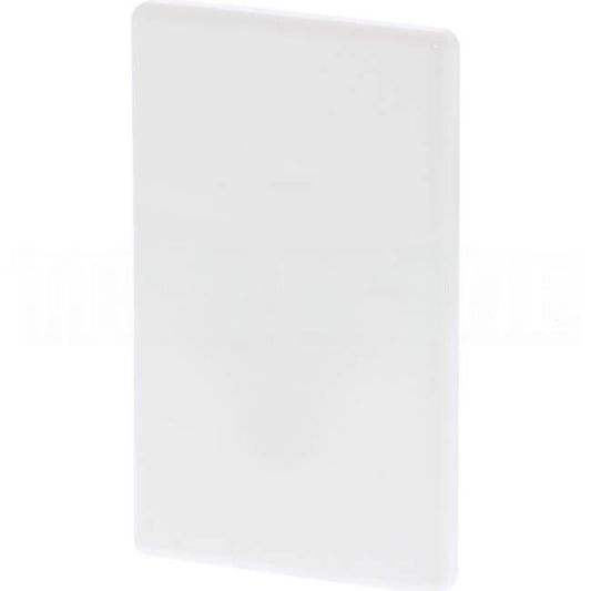 Tesla Slimline Blank plate White