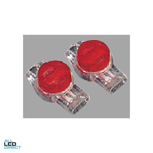 Tesla 3 Hole Gel Filled Wire Connector Red Pack Of 100 ALL LED Direct