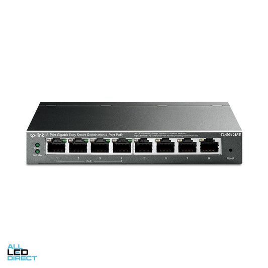 TP-Link 8 Port Desktop Gigabit Desktop Smart Switch With 4 Port PoE+