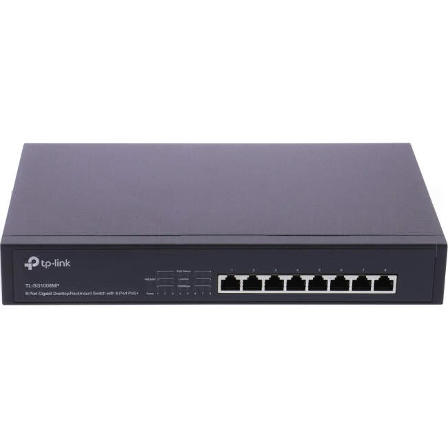 TP-Link 8 Port Gigabit Desktop/Rackmount Switch With 8 Port PoE+