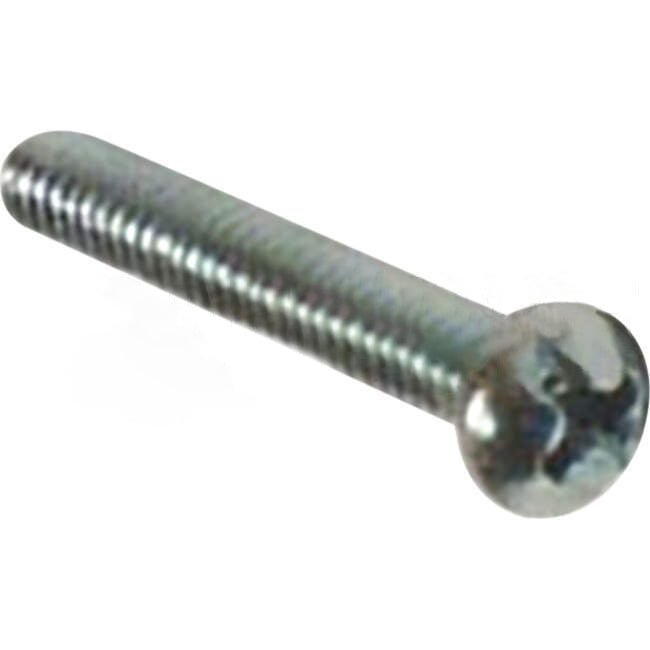 Repelec 3/16 x 1-1/2 Inch Round Slot Zinc Plated Metal Screw 50 Packet