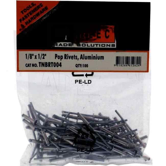 Repelec Rivet Aluminium 100 Pack - Default Title (TNBRT004)