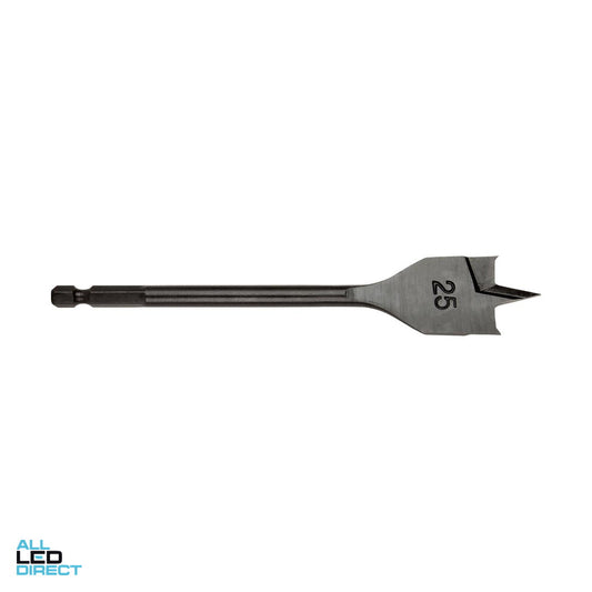Sheffield 25mm Alpha Spade Bit - TurboBORE