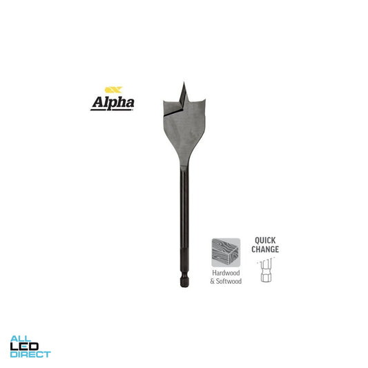 Sheffield 32mm Alpha Spade Bit - TurboBORE ALL LED Direct