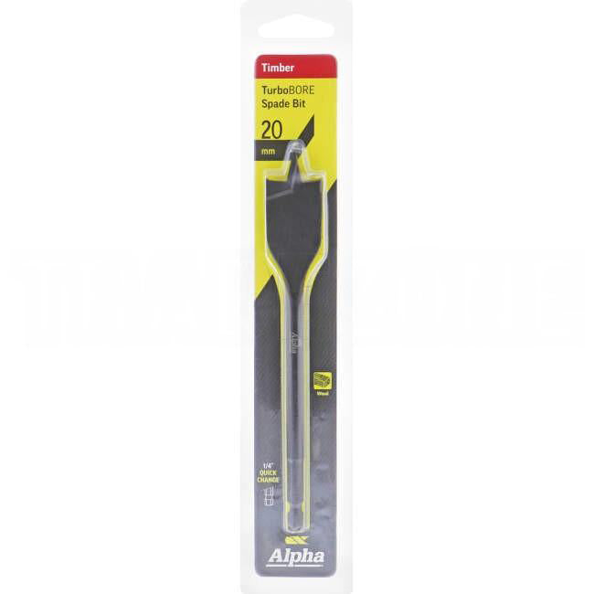 Sheffield 20mm Alpha Spade Bit - TurboBORE