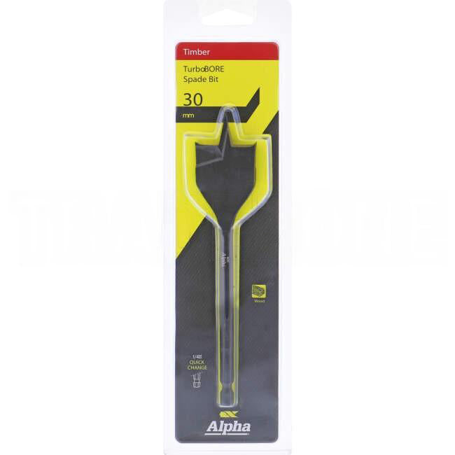 Sheffield 30mm Alpha Spade Bit - TurboBORE