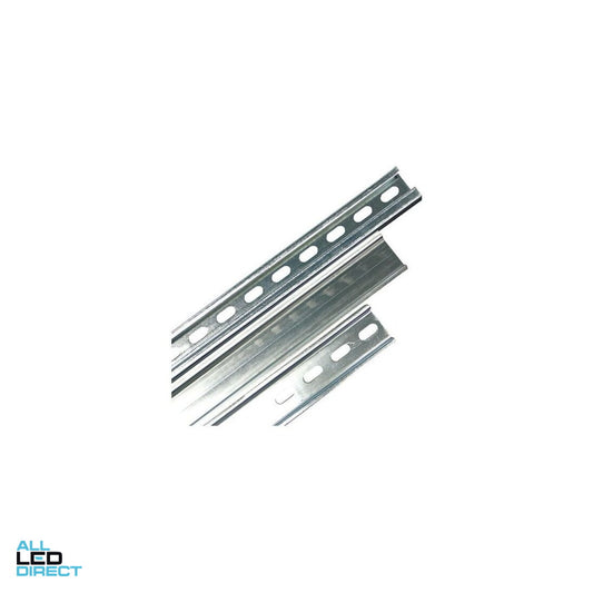 IPD 7.5 x 35mm Steel Slotted DIN Rail 2 Metre ALL LED Direct