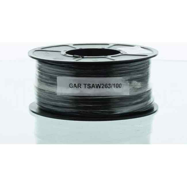 Garland 26/0.30mm Figure 8 Twin Sheath Speaker Cable Black 100 Metre Drum - Default Title (TSAW263100)