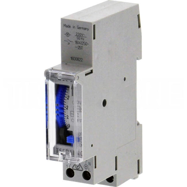 Eaton 16 Amp Analogue Time Switch Din Rail Mount 250 Volts AC Daily / 15 Min 1 x N/O