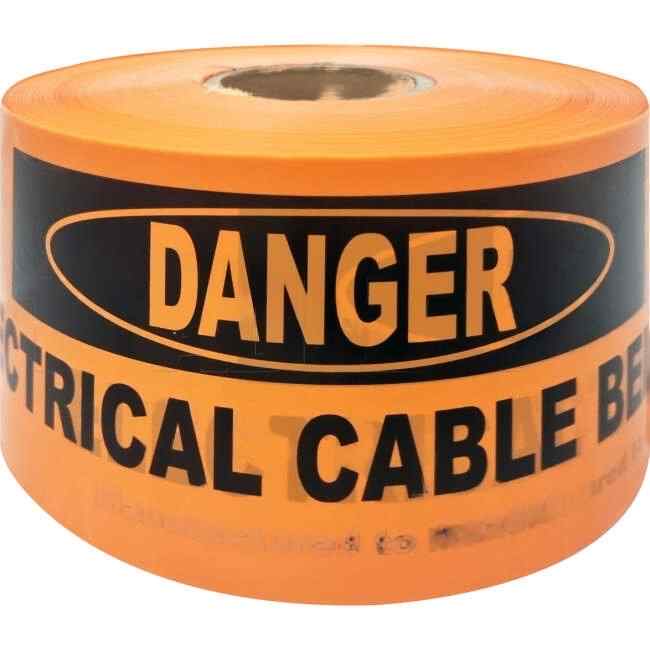 GTS 150mm x 500 Metres Electrical Underground Warning Tape - Default Title (TUFUGWTO500M)