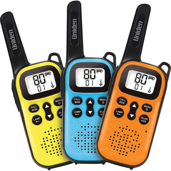 Uniden 0.5W Handheld UHF Radio Triple Pack