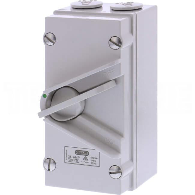 GEN3 35 Amp 3 Pole IP66 Surface Mounted Isolator