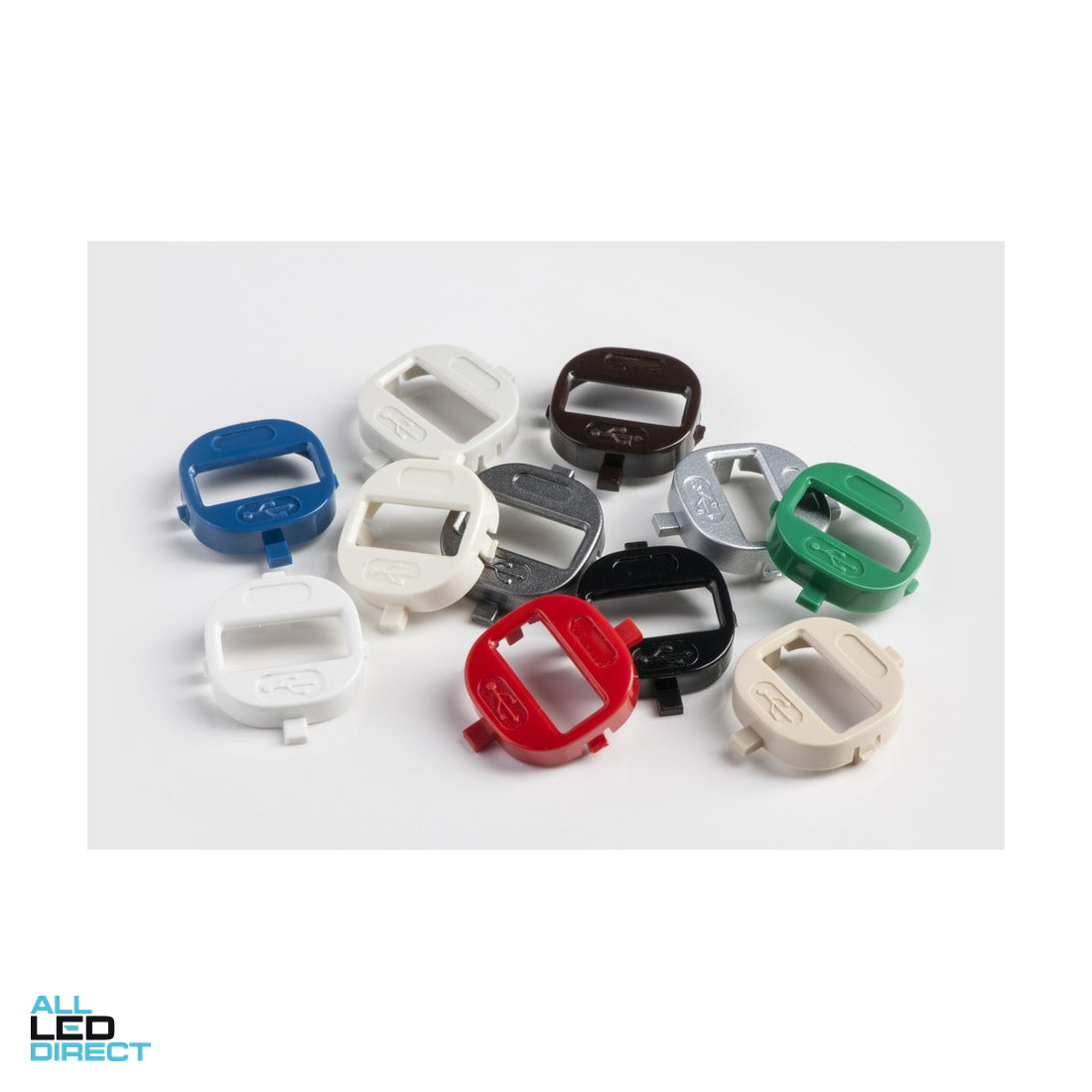 Clipsal 30 SERIES USB Mech Replacement Cap Pack of 5 Black ALL LED Direct