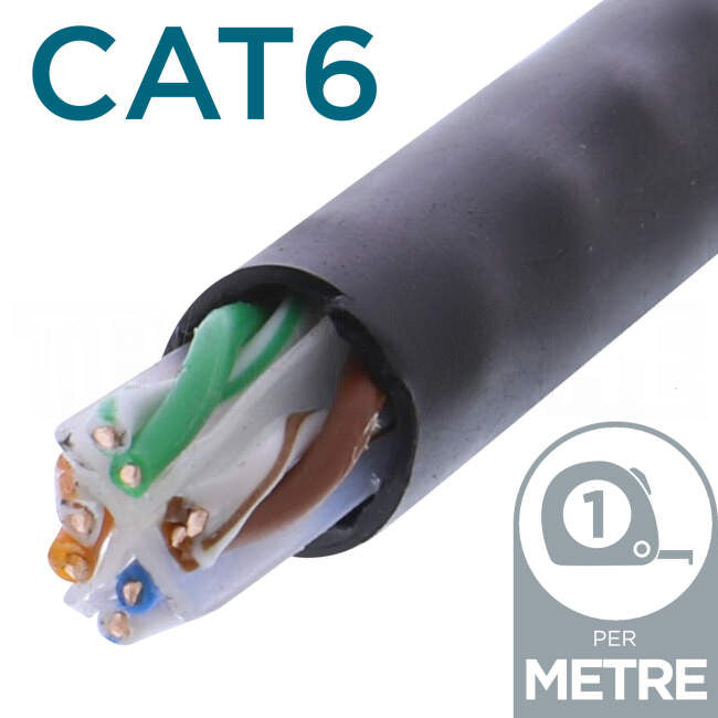 Garland CAT6 Cable 4 Pair Poly/Poly Data Cable Per Metre