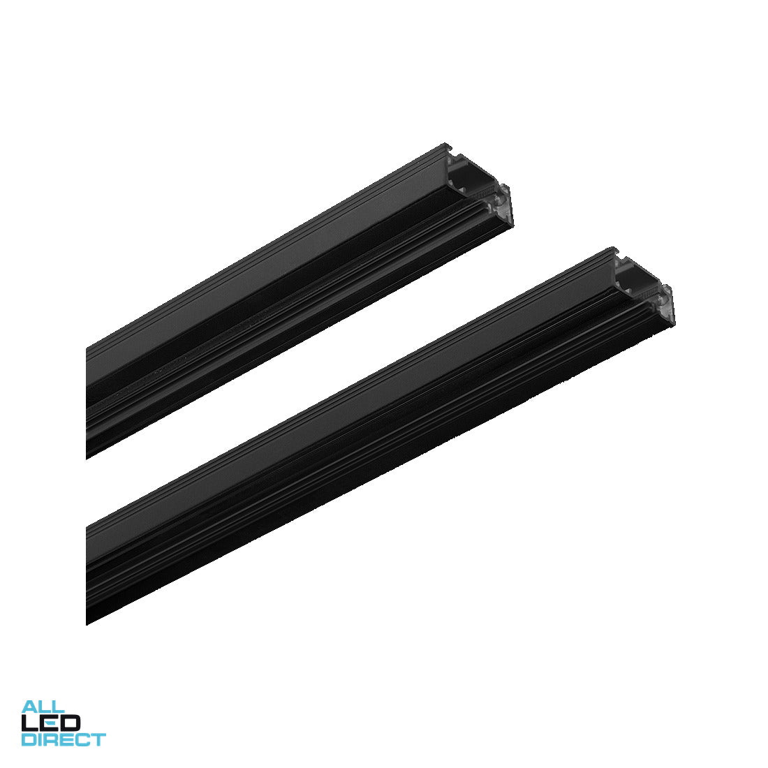 Vibe 1 Meter Single Circuit Track Black ALL LED Direct