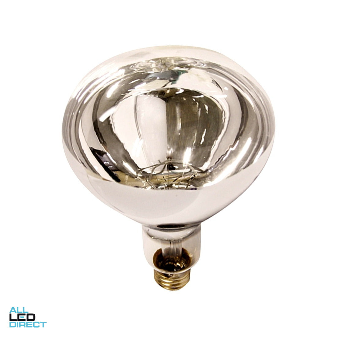 Vibe 275 W Clear R125 Infra Red Heat Globe Shatterproof Coating With Edison Screw Connection ALL LED Direct