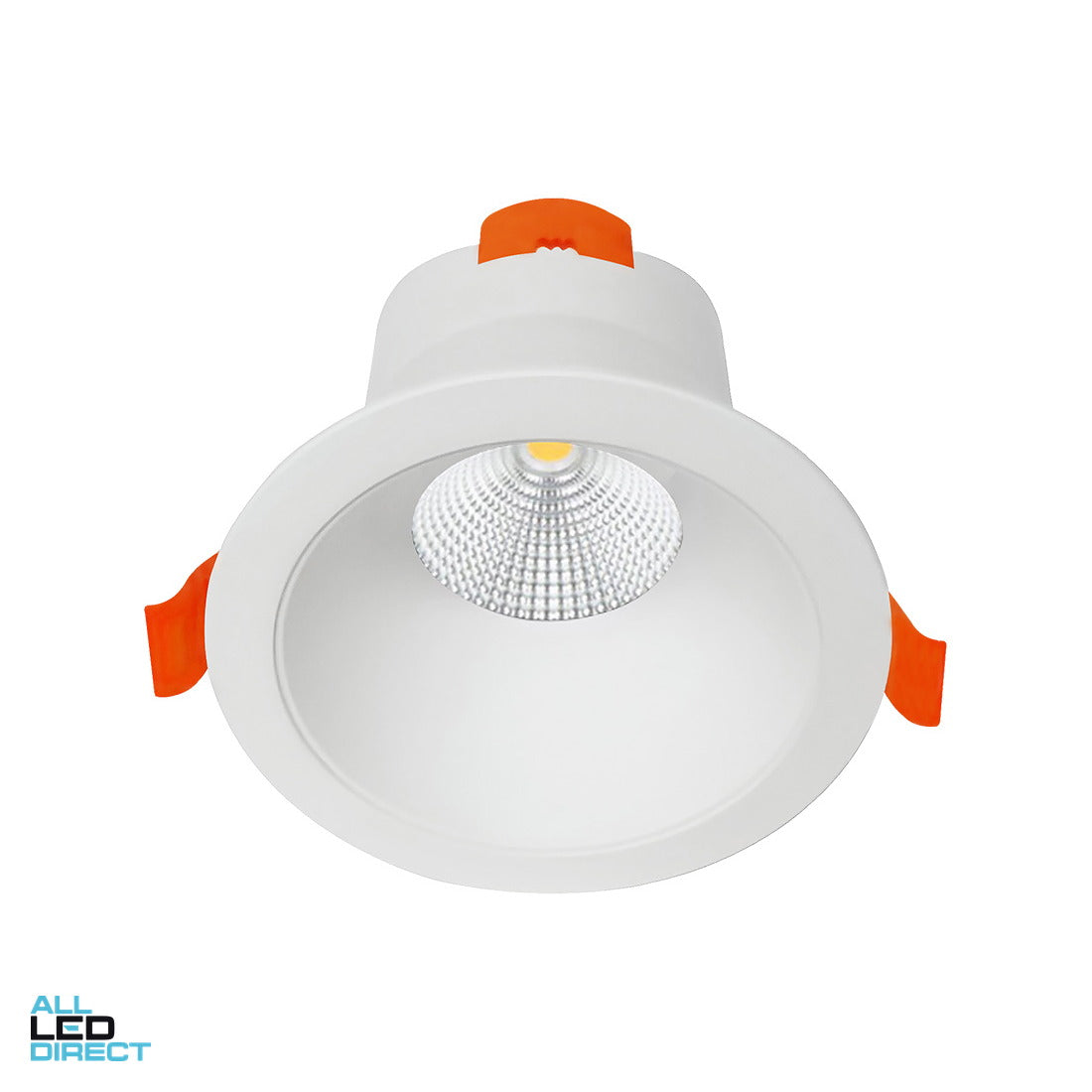 Vibe 9 W 90 mm Cut Out Dimmable ANTI GLARE LED Downlight White Tri Colour ALL LED Direct