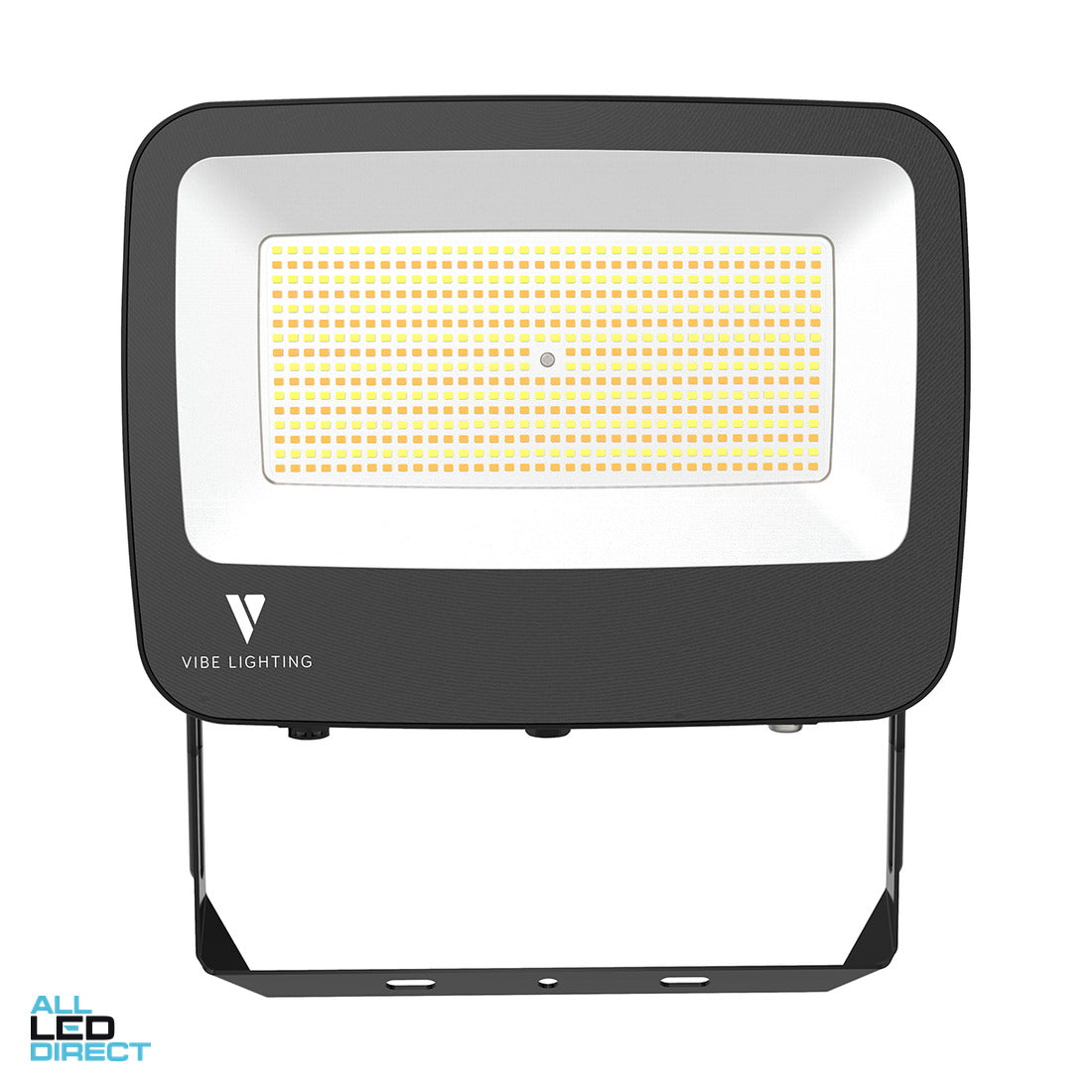 Vibe 100/150/200 W 500 SERIES Weatherproof IP65 LED Floodlight With 1.5 Metre Flex & Plug Black 3000/4000/6000 K 26000lms ALL LED Direct
