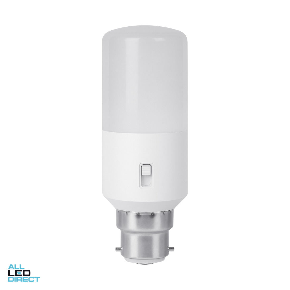 Vibe 8 W Non-Dimmable LED Stick Globe With B22 Connection 3000/4000/6500 K ALL LED Direct