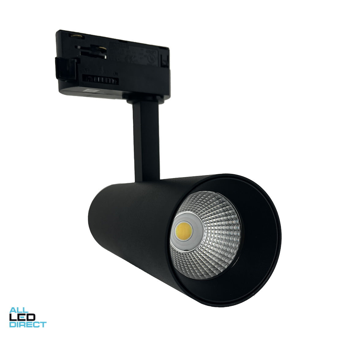 Vibe 15 W LED Single Circuit Track Light Black 3000 K/4000 K/5000 K ALL LED Direct