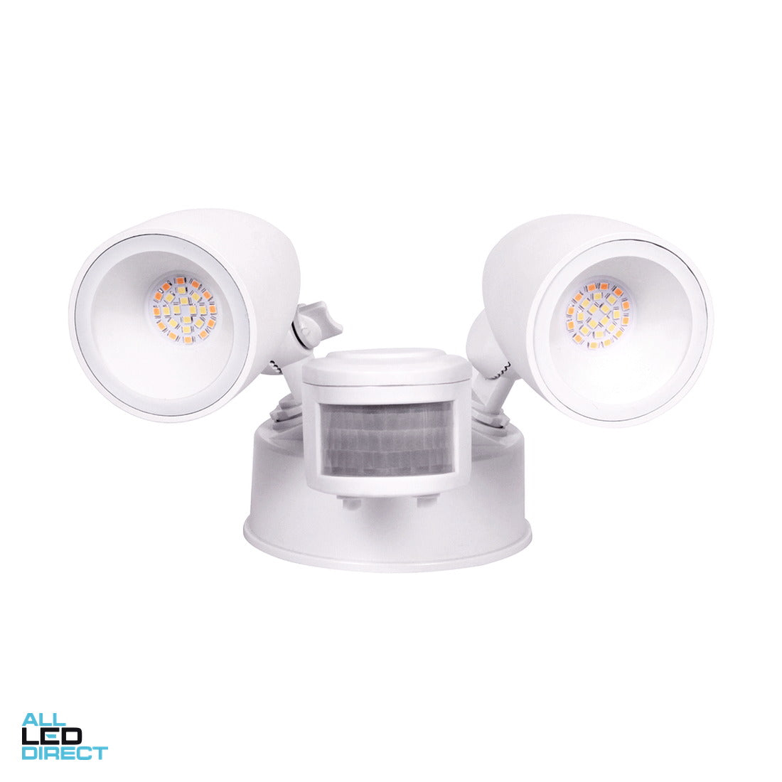 Vibe 2 x 10 W LED Twin Spot Light with Sensor White 3000/4000/6500 K ALL LED Direct