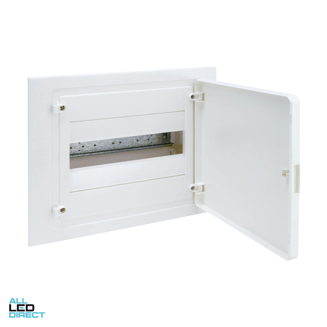Hager 12 Pole Plastic Flush Mount Switchboard Plain Door ALL LED Direct